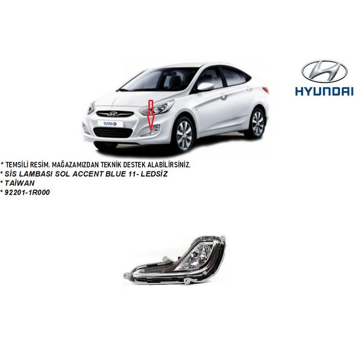 SİS LAMBASI SOL ACCENT BLUE 11- LEDSİZ