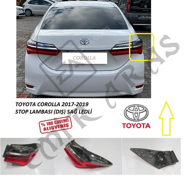 STOP LAMBASI DIŞ SAĞ COROLLA 17- (LEDLİ)