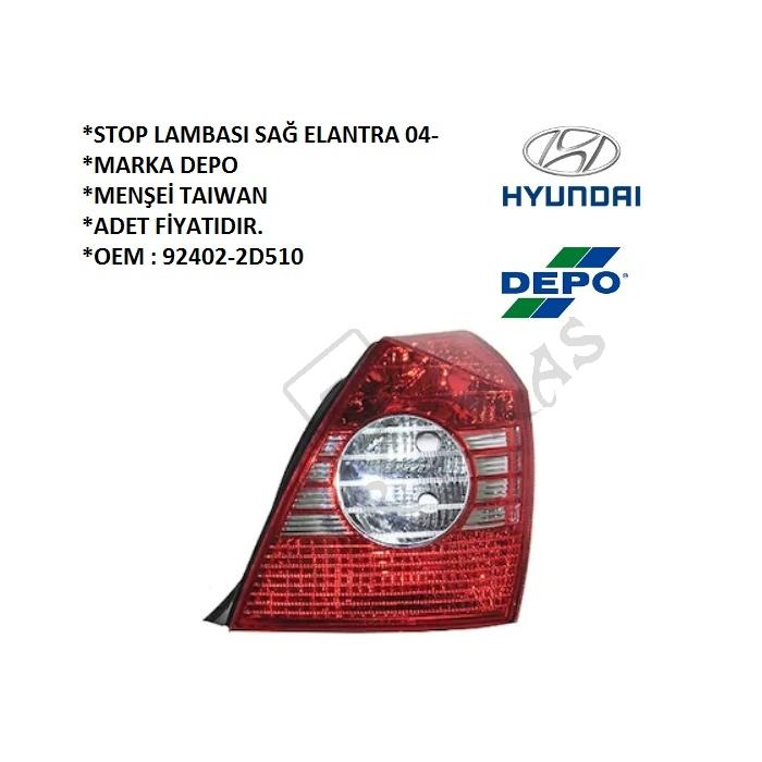 STOP LAMBASI SAĞ ELANTRA 04-