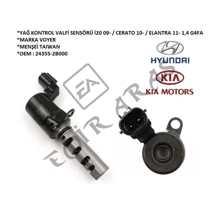 YAĞ KONTROL VALFİ SENSÖRÜ İ20 09- CERATO 10- ELANTRA 11- 1,4 G4FA