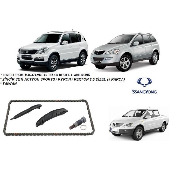 ZİNCİR SETİ ACTYON SPORTS KYRON REXTON 2,0 DİZEL (5 PARÇA)